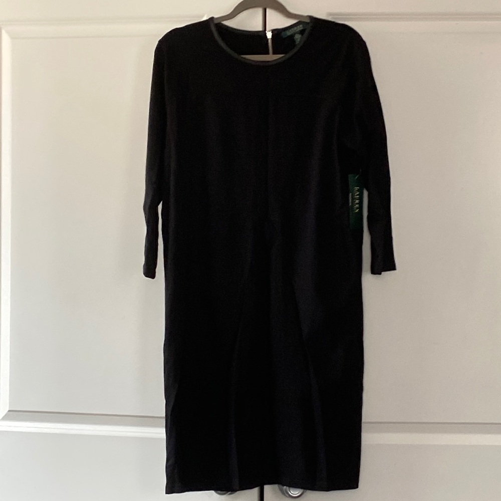 Beautiful black sheath dress by Lauren Ralph Lauren in size XL
